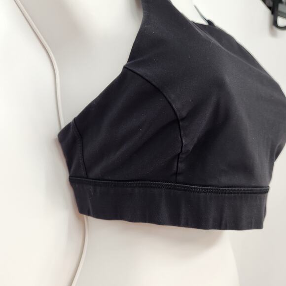 Lululemon Black Fast & Free Racerback Sports Bra (Nulux) Women's M - Picture 4 of 6